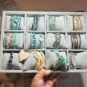 RYZE Assorted Stacks Wraps And Necklaces
